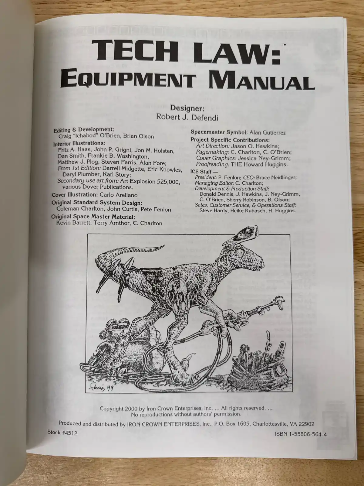 SPACEMASTER: EQUIPMENT MANUAL