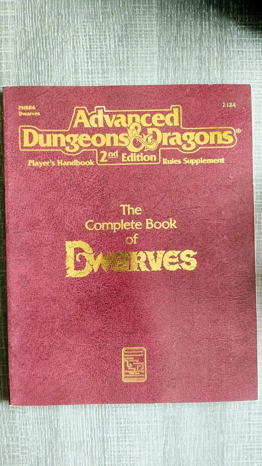 The Complete Book of Dwarves TSR2124