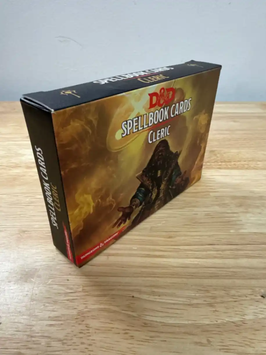 D&D SPELLBOOK CARDS Cleric 2nd printing