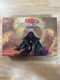 D&D SPELLBOOK CARDS Cleric 2nd printing