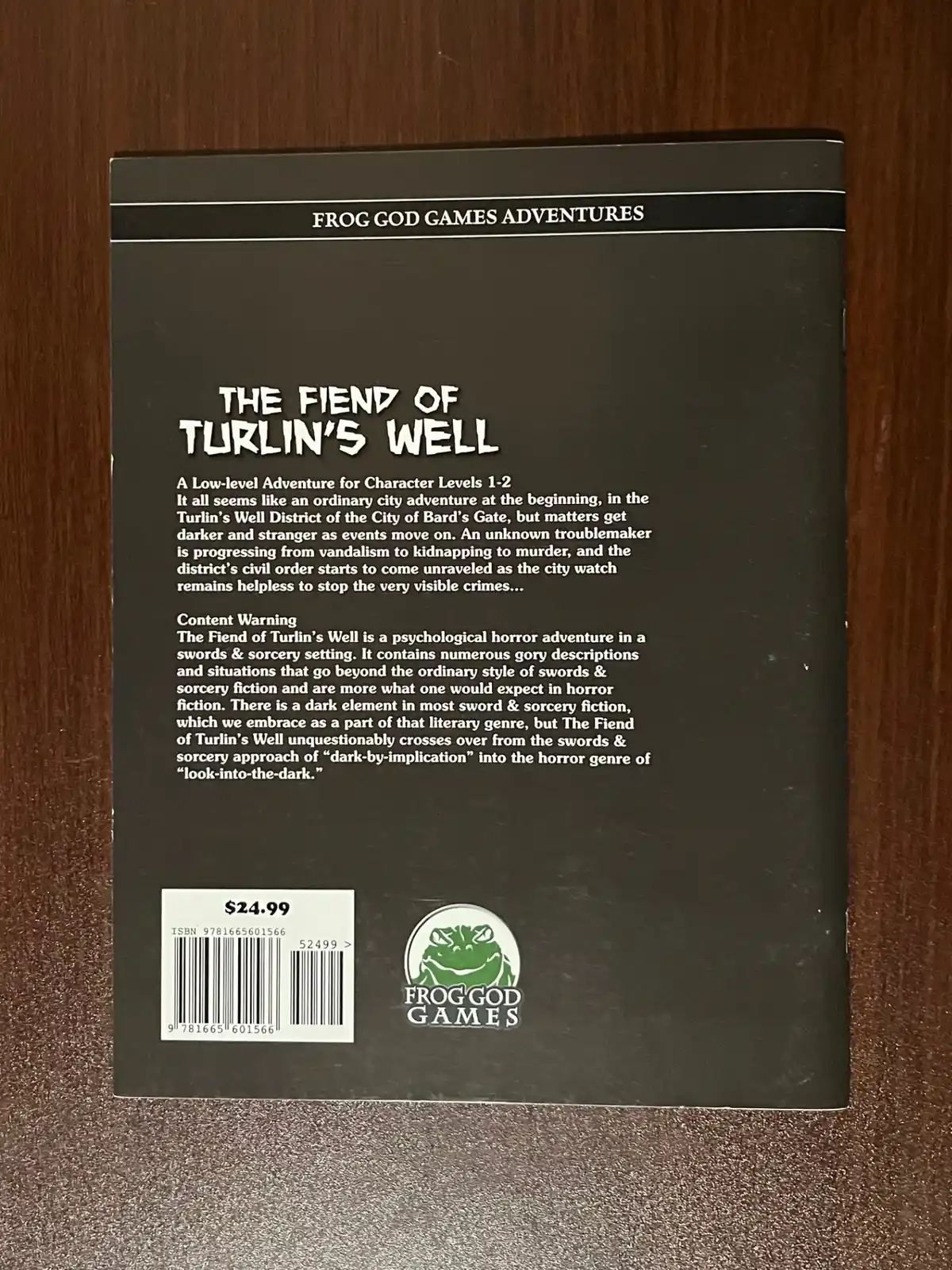 The Fiend of Turlin's Well