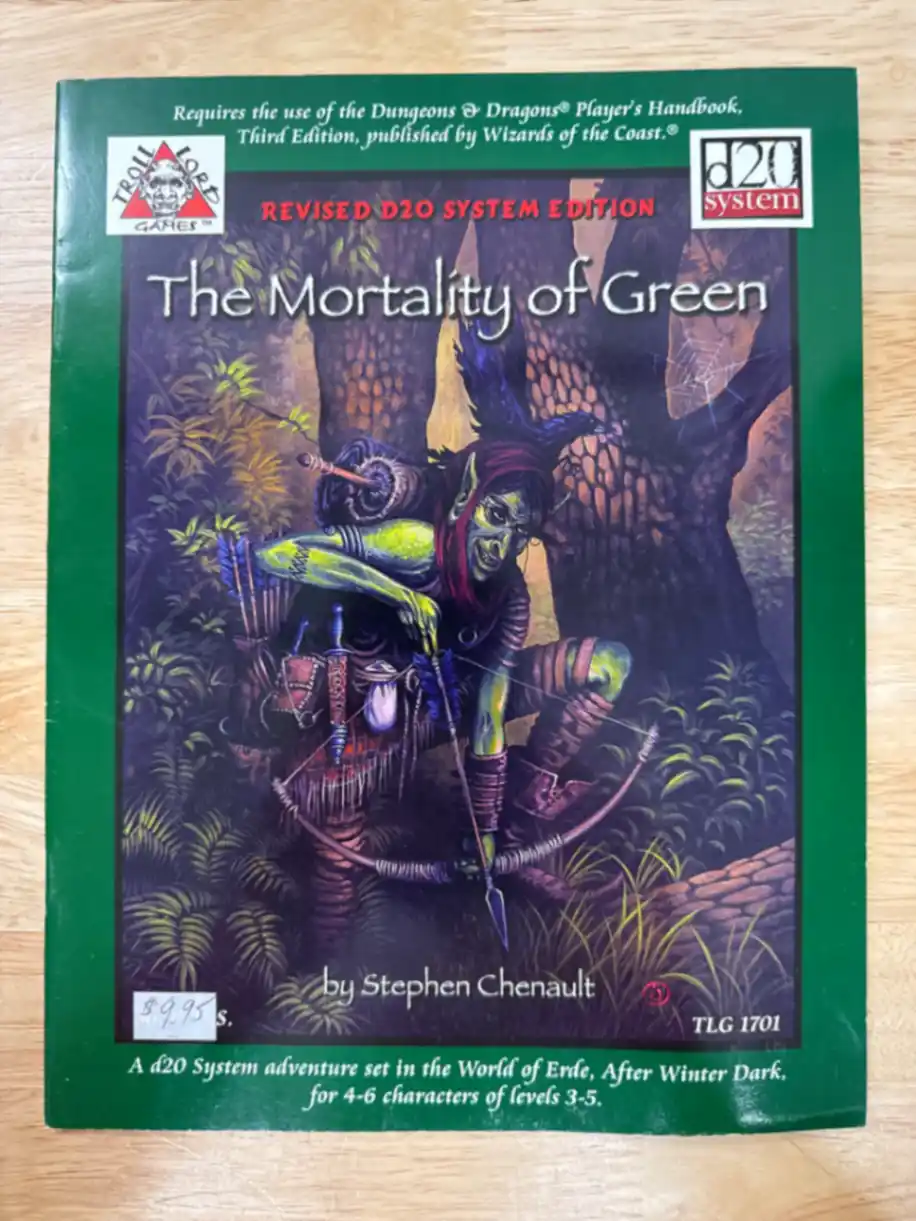 The Mortality of Green (Troll Lord Games D20)