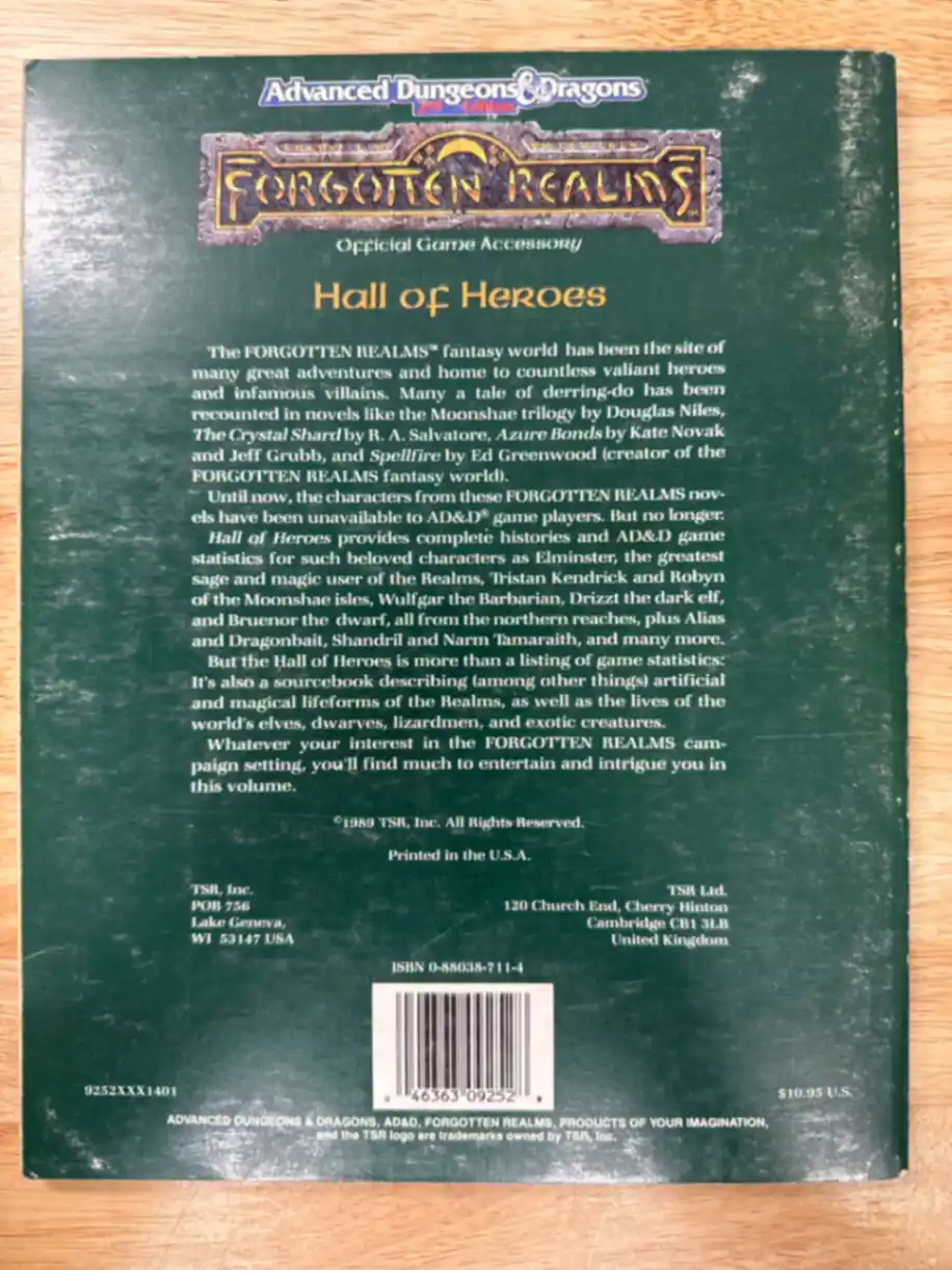 Forgotten Realms Hall of Heroes