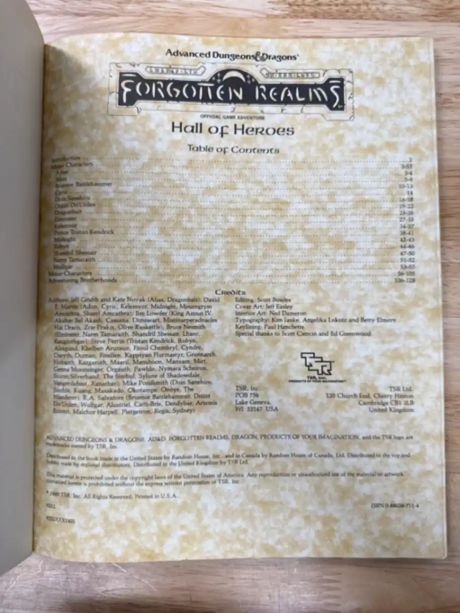 Forgotten Realms Hall of Heroes