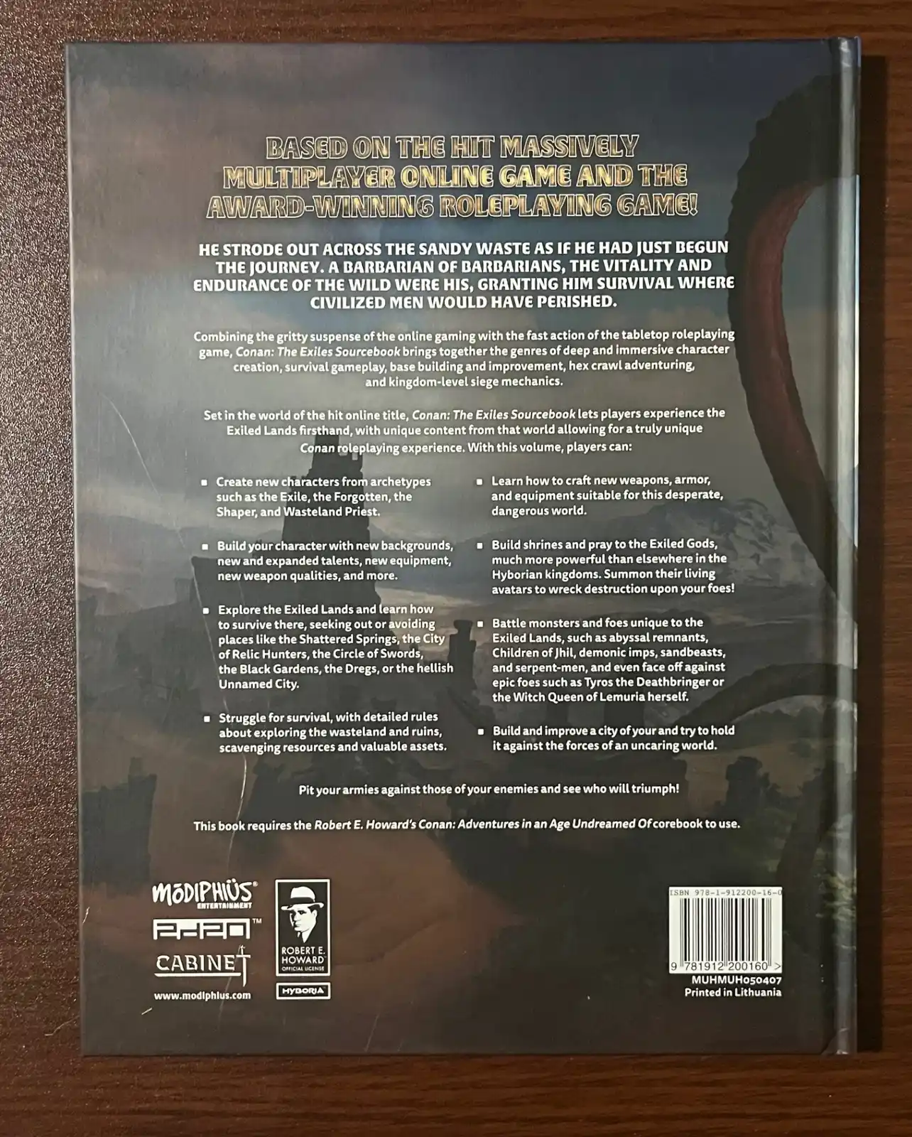 Conan The Exiles Sourcebook